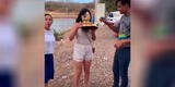 Joven le da un tortazo en la cara a su hermana y su madre le tira una piedra como venganza [VIDEO]
