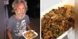 Anciano indigente pedía comida en la calle y le dieron alimento para perros