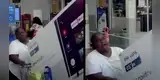 EE.UU: Policía se burla de mujer que intenta robar un enorme televisor de una tienda [VIDEO]