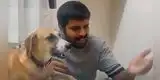 Perrita intenta imitar a su dueño cantando y el video divierte a miles  [VIDEO]