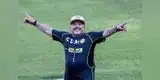 Diego Maradona feliz de volver a los entrenamientos con Gimnasia