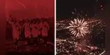 Universitario: hinchas celebraron aniversario del club con fuegos artificiales en pleno toque de queda