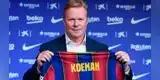 Koeman tras posar con camiseta del Barcelona: “No sé si tengo que convencer a Messi” [VIDEO]