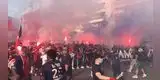 PSG vs. Bayern Múnich: hinchas parisinos invadieron las calles de la capital de Francia [VIDEO]