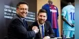 Bartomeu piensa renunciar para que Lionel Messi se quede en Barcelona