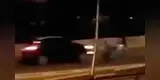 Ladrones quieren asaltar a conductor, pero este termina atropellándolos  [VIDEO]
