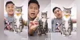 Joven le dedica tierna canción a su gata y felina tiene singular reacción [VIDEO]