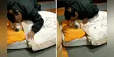 Hombre trata a su perro como un bebé y lo graban compartiendo una emotiva escena junto a él [VIDEO]