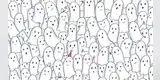 Reto visual: Encuentra a la foca que está escondida entre los fantasmas [FOTO]