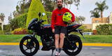 Rodrigo Sánchez Patiño promueve el uso de la motocicleta [FOTO]