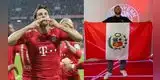 ¡Made in Perú! Claudio Pizarro posó con bandera nacional para imagen del Bayern Múnich [FOTO]