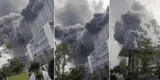 Huawei: Reportan masivo incendio en una de sus instalaciones en China [VIDEO]