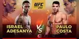 UFC 253: Se calientan las apuestas por combate entre Adesanya vs. Paulo Costa
