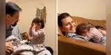 TikTok: bebé ve por primera vez a su papá sin barba y tiene curiosa reacción [VIDEO]