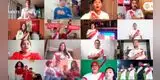 ¡Un solo corazón! Así se cantó el Himno Nacional del Perú previo a iniciar el encuentro ante Paraguay