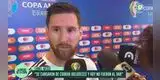 Lionel Messi: “Ojalá Conmebol haga algo con esos arbitrajes, aunque Brasil maneja todo”