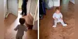 El conmovedor video del bebé que llora cada vez que su papá se va a trabajar [VIDEO]
