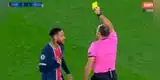 ¡No es Bascuñán! Neymar reclama penal para PSG, árbitro lo ignora y le muestra tarjeta