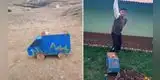 Joven peruano construye un 'camión' para que su cuy juegue y escena enternece a miles [VIDEO]