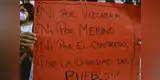Marcha Nacional contra Merino: estos fueron los conmovedores mensajes vistos en la protesta [FOTOS]