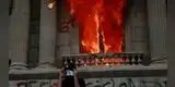Guatemala: cientos de manifestantes toman el Congreso y le prenden fuego [VIDEO]