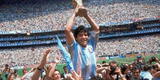 Latina transmite los partidos de Diego Maradona en el Mundial México 1986