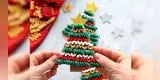 Aprende cómo hacer un lindo árbol navideño en sencillos pasos [FOTOS]