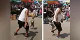 Perrito se emociona al escuchar huayno y termina ofreciendo un espectáculo junto a su dueño [VIDEO]