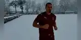 ¿Zlatan Ibrahimovic es inmortal? Soporta la nieve en Milan con polo y short [VIDEO]