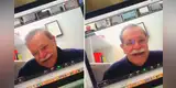 Profesor llora de emoción por conmovedora sorpresa de sus alumnos en plena clase virtual [VIDEO]