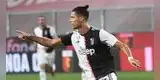 Cristiano Ronaldo  celebró con un doblete  su partido 100 con la juventus