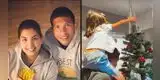 Edison Flores y Ana Siucho ya están listos para recibir la Navidad con imagen de su arbolito