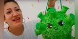 Joven te enseña cómo hacer una piñata con forma de coronavirus [VIDEO]