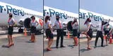 Tripulación de aerolínea Star Perú la rompe con peculiar TikTok en el Jorge Chávez [VIDEO]