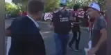 Le roban el celular a periodista que cubría en vivo la salida de River Plate rumbo a Brasil [VIDEO]