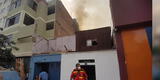 San Miguel: incendio de código 2 en Sucre es atendido por más de 30 bomberos