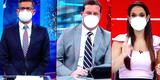 Periodistas de América TV usan mascarillas en vivo al terminar de presentarse [VIDEO]