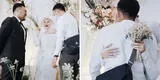 "Una última vez": mujer abraza a su exnovio en su boda y momento se vuelve viral [VIDEO]