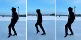 Patinador hace el ‘paso lunar’ de Michael Jackson sobre hielo y cautiva a todos [VIDEO]