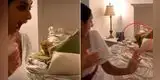 Gato se niega a compartir la cama con la mejor amiga de su dueña y la bota de un zarpazo [VIDEO]
