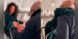 TikTok: joven se emociona al ser sorprendida por su abuelito en el Día de San Valentín [VIDEO]