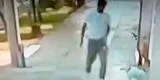 Miraflores: sujeto es captado maltratando a un perro mientras lo paseaba