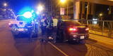 Serenos de Lima frustran huida de conductor involucrado en accidente de tránsito