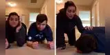 El complicado reto viral de equilibrio casi imposible de realizar por hombres [VIDEO]