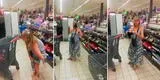 Mujer se quita la ropa interior y la utiliza como mascarilla para ingresar a supermercado [VIDEO]