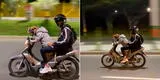 Perro es captado manejando una moto junto a su dueño y su destreza asombra a miles [VIDEO]