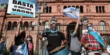 Argentinos protestan contra el Gobierno por el escándalo de las vacunas VIP [FOTOS]