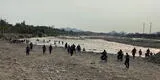 Ate: reportan aglomeraciones de bañistas en el río Rímac [VIDEO]