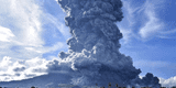 Indonesia: Erupción del volcán Sinabung emite columna de humo de unos 5000 metros de altura [VIDEO]