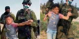 Soldados israelíes detienen a niños palestinos que buscaban verduras [VIDEO]